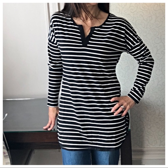 ✨LAST ONE ✨PARIS✨ long sleeves striped tunic - Picture 4 of 7